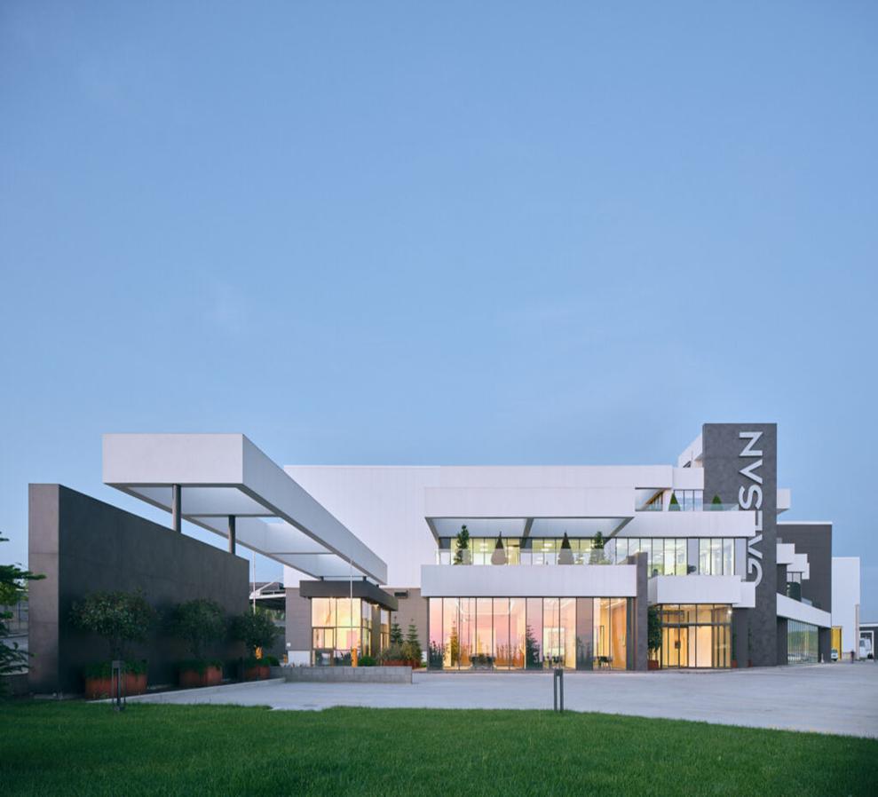 The completed Galsan factory